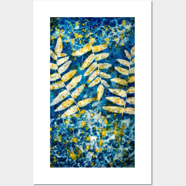 Botanical cyanotype 1 Wall Art by redwitchart